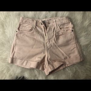 Light Pink High Waisted Shorts